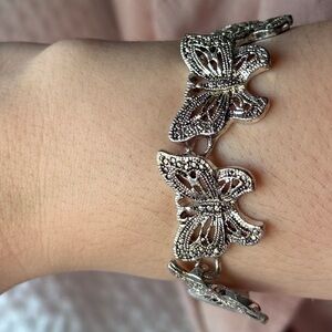 Romantic Butterfly Link Bracelet